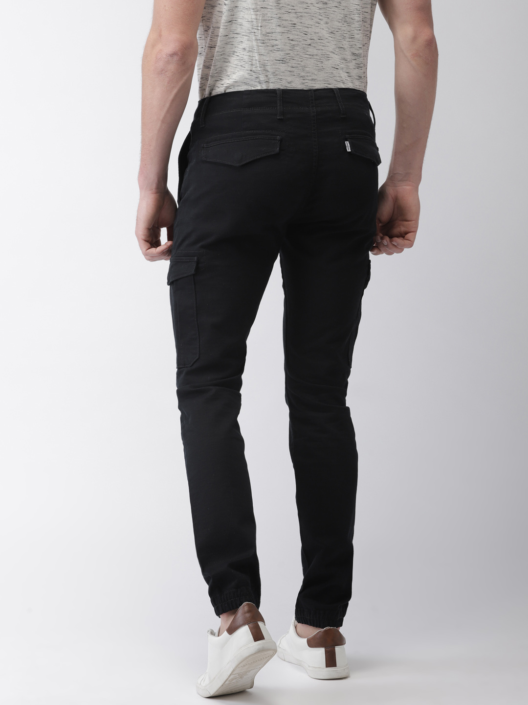 black casual trousers